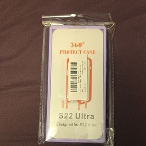 360° Protect Case for S22 Ultra - Purple